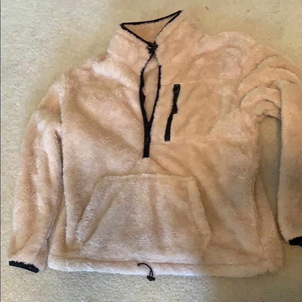 PINK Comfy/Furry Sweatshirt